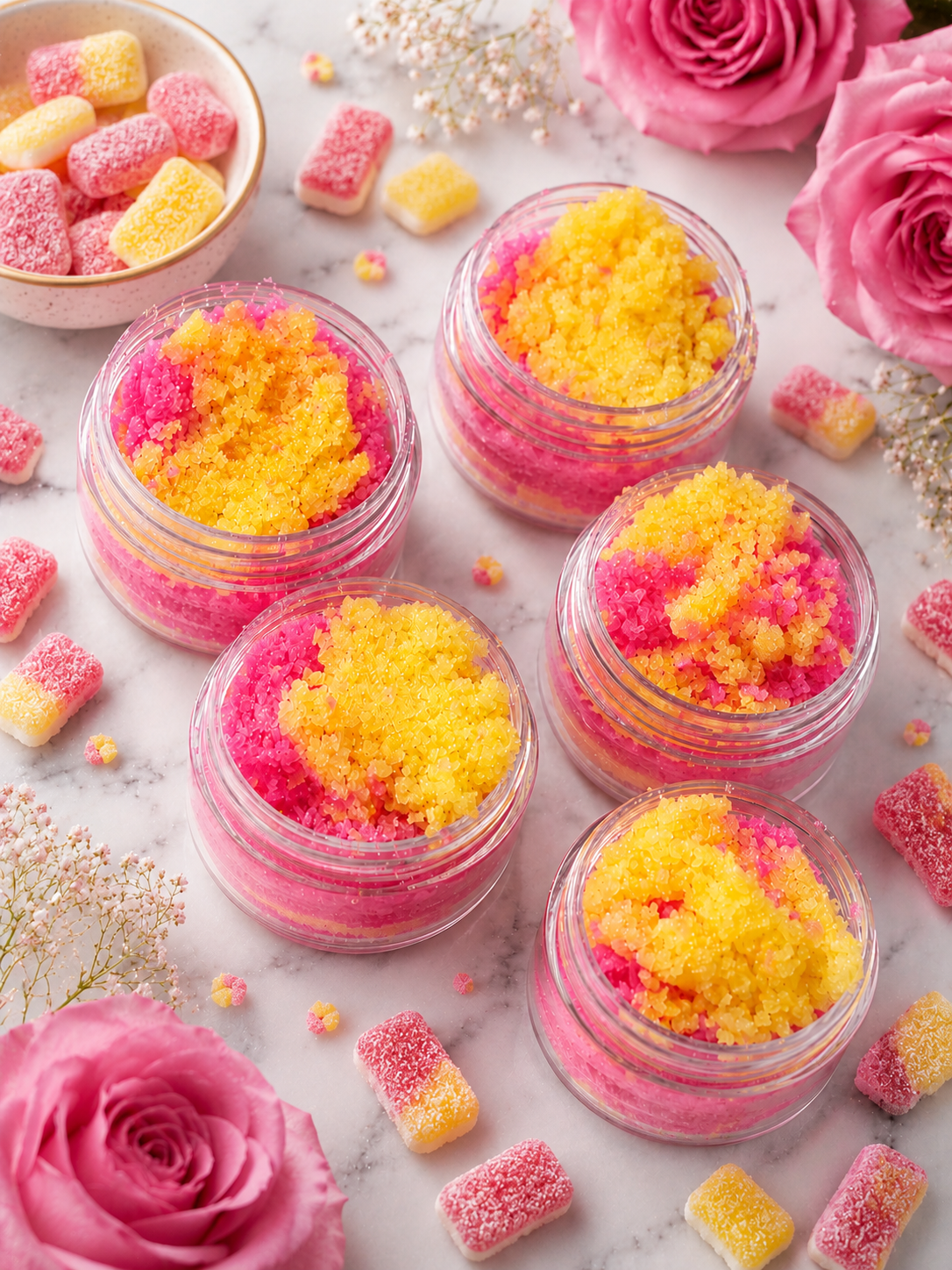 Rhubarb & Custard Lip Scrub
