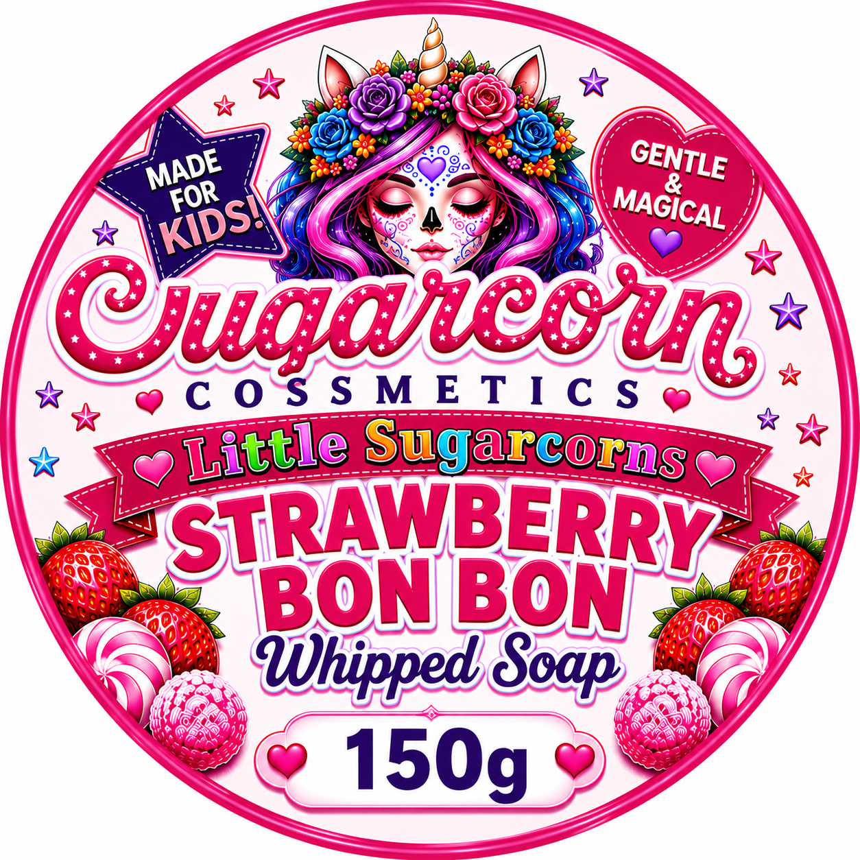 Strawberry Bon Bon Whipped Soap