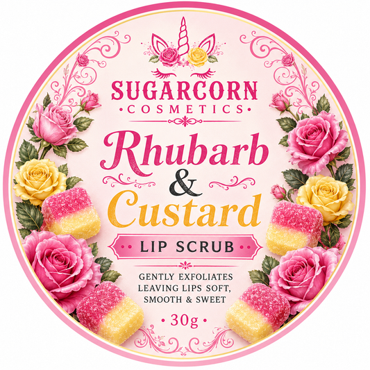 Rhubarb & Custard Lip Scrub