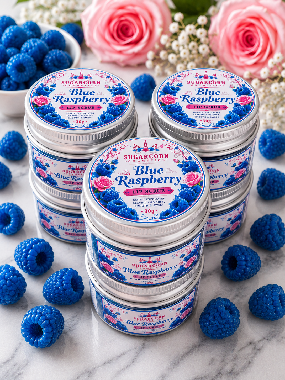 Blue Raspberry Lip Scrub