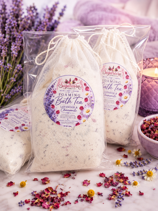 Lavender & Chamomile Foaming Bath Tea