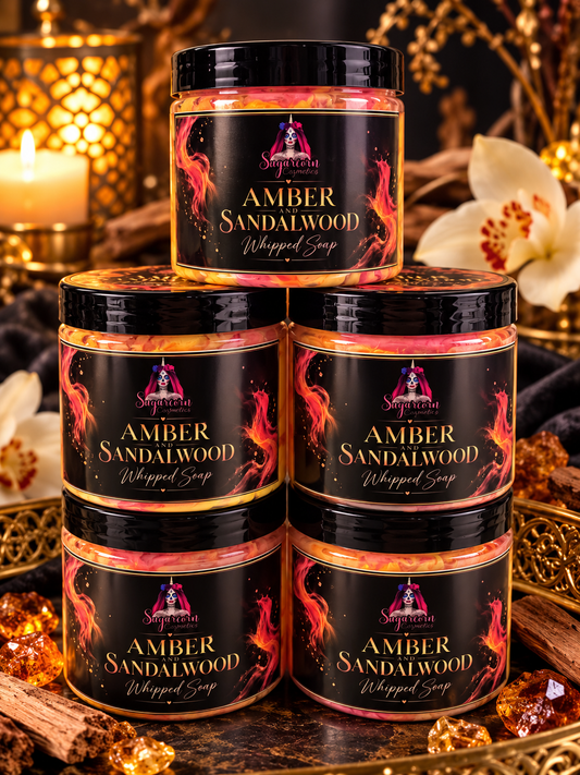 Amber and Sandalwood Whipped Soap