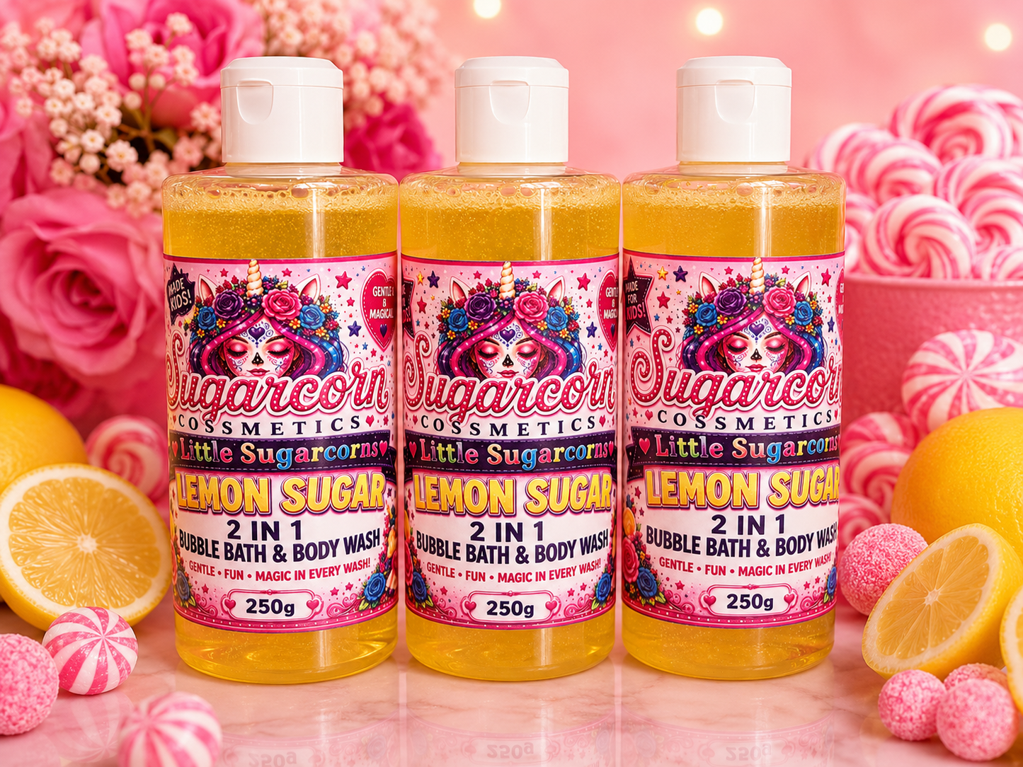 Lemon Sugar 2in1 Bubble Bath & Body Wash