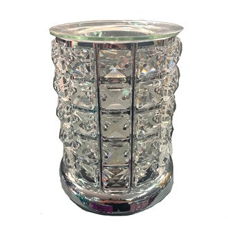 Clear crystal wax warmer