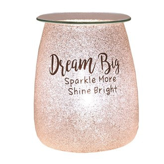 Pink sparkle wax warmer