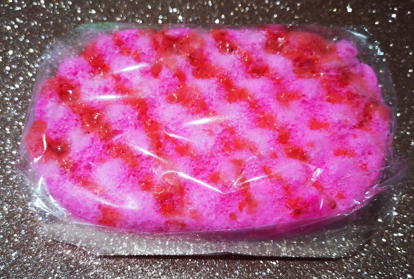 Strawberry soap sponge